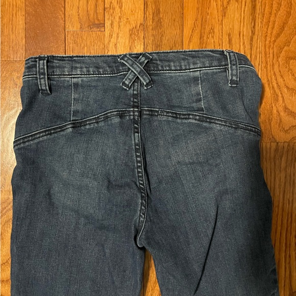 Free People Eva Lace-Up High Waisted Bootcut Jeans - Picture 6 of 7